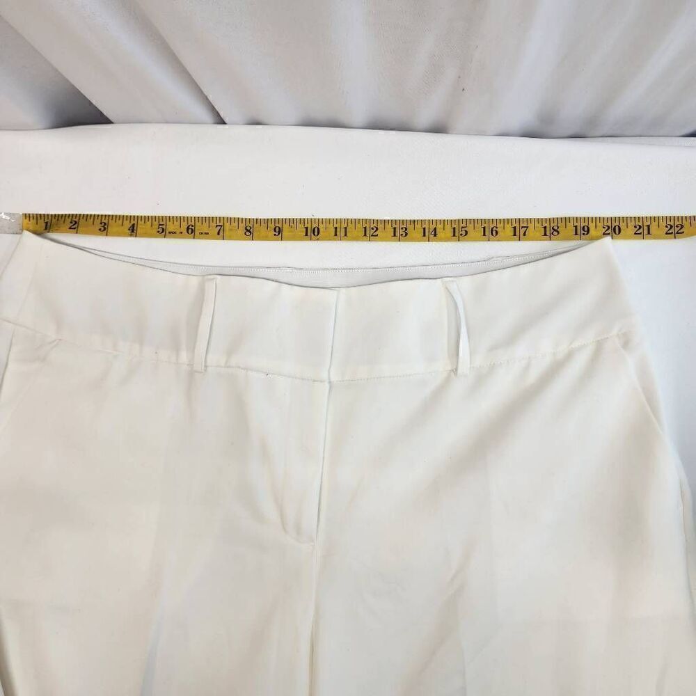 Lane Bryant Size 18 White Wide Leg Cropped Trousers O18 - Picture 4 of 9